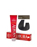 رنگ مو آلبورا شماره MF4-500 قهوه ای روشن اکسترا سری اکسترا ALBURA PROFESSIONAL HAIR DYE  NATURAL EXTRA SERIES NUMBER MF4-5.00 100 mi