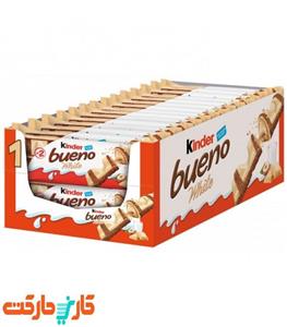 بسته 30 عددی شکلات کیندر بوئنو وایت (Kinder bueno) 43 گرمی 