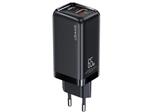 شارژر دیواری فست 65 وات تایپ سی و یو اس بی یوسامز USAMS US-CC153 T47 65W USB/Type-C Fast Charger