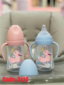 شیشه شیر رووکو 330 میل 6+ طلقی دسته دار  rovco rk-3129