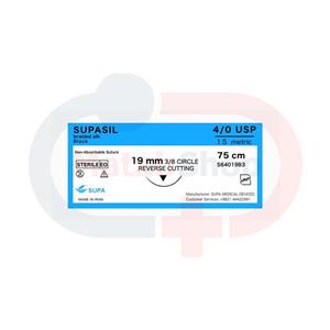 نخ بخیه سیلک 4/0 با سوزن کات