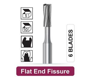 فرز کارباید استوانه ای ته صاف هندپیس - Dentalree  014  ISO 107006/21  104 (هندپیس)