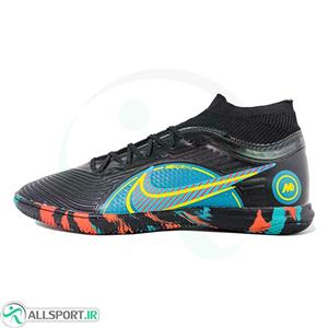 کفش فوتسال نایک مرکوریال ساق دار طرح اصلی Nike Mercuria Superfly Black Green