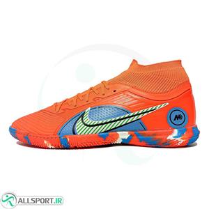 کفش فوتسال نایک مرکوریال ساق دار طرح اصلی Nike Mercurial Superfly Orang Blue