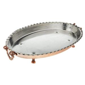 مرغ خوری مسی رضایی کد BZI-04 سایز3