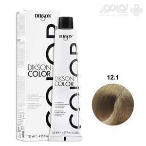 رنگ موی بدون سولفات دیکسون شماره 12.1 رنگ بلوند پلاتینه دودی