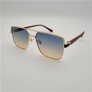 عینک آفتابی اسپرت مارک میباخ دسته طرح چوب(لنز هایلایت آبی،سبز)