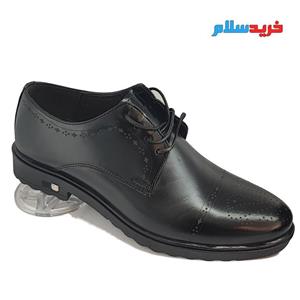 کفش تمام چرم طبیعی مردانه مجلسی کد 1622