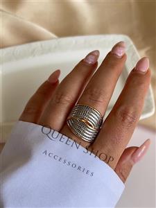 انگشتر زنانه دیوید یورمن طرح بافت