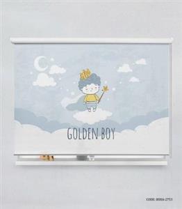 پرده شید اتاق کودک پسرانه مدل Golden Boy