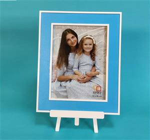 قاب عکس آبی ساده 16 در 21