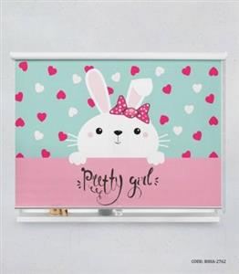 پرده شید اتاق کودک دخترانه مدل Pretty Girl
