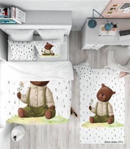 روتختی کودک پسرانه 4 تکه طرح خرس مدل Smart Bear
