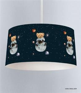 لوستر اتاق کودک پسرانه طرح خرس مدل تدی فضانورد