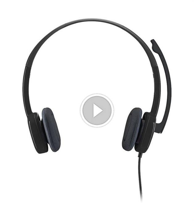 هدست روگوشی لاجیتک || Logitech H151 Headset