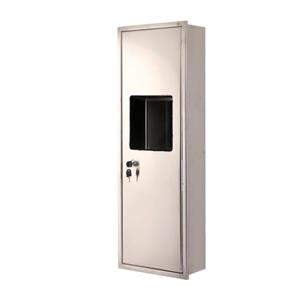 ست جا دستمالی و مخزن زباله توکار  J6 - استیل