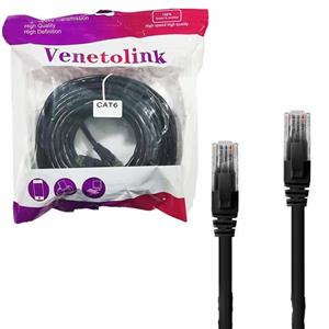 کابل 30 متری شبکه CAT6 ونتولینک Venetolink