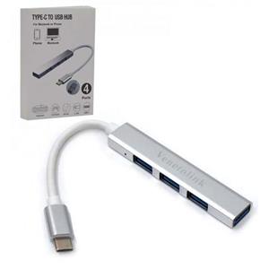 هاب 4 پورت Type-C to USB3.0 ونتولینک Venetolink 924A