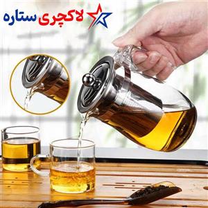 قوری دسته دار پیرکس شعله مستقیم ایگوری در سه سایز 