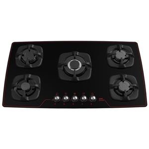 اجاق گاز صفحه ای آلتون مدل S512 استیل 5 شعله