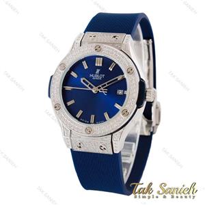 ساعت هابلوت زنانه سرمه ای فول نگین Hublot-4386-L