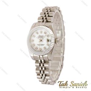 ساعت رولکس زنانه دیت جاست نقره ای اسمال Rolex-4415-L