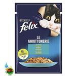 پوچ گربه فلیکس با طعم تن در ژله Purina Felix with Tuna in Jelly وزن ۸۵ گرم