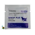 قرص ضد انگل سگ و گربه ساواوت Savavet kiwof plus for cats and dogs بسته ۱ عددی