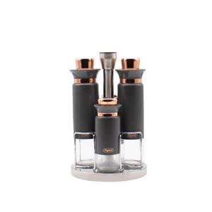 ست آبلیمو گردان گرد طوسی فیگارو کد F0915