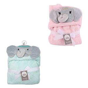 پتو دورپیچ کلاه دار عروسکی طرح فیل Bebe Comfort