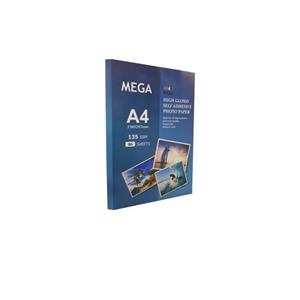 کاغذ گلاسه چسبدار 135 گرم مگا سایز A4