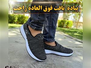 کفش اسپرت مردانه فوق العاده شیک و راحت مخصوص پیاده روی مدل اسچیکرز رنگ طوسی سفید