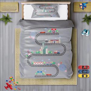 سرویس روتختی پسرانه چیداری مدل 7191 یک نفره 4 تکه