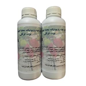 ست کود هیدروپونیک مایع توت فرنگی محنا حجم 1 لیتری
