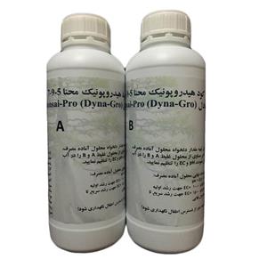 ست کود هیدروپونیک مایع بونسای و گیاهان آپارتمانی محنا حجم 1 لیتری