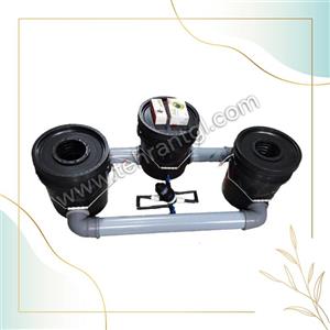 سیستم هیدروپونیک RDWC (گردش آب) استاندارد 2 سطله لوله 90 میلی متر