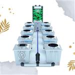 سیستم هیدروپونیک RWDC آلین هیدروپونیک پرو سیلور 10 سطله 20 لیتری | Alien Hydroponics RDWC PRO Silver 10 Pot 20 Litre