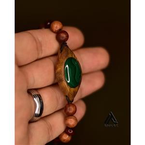 دستبند سنگ مالاکیت