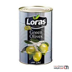 زیتون سیاه فلزی هسته دار لوراس  LORAS 2500 گرمی