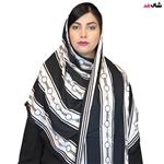 شال نخی منگوله دار یوتاب  طرح زنجیری(404310)