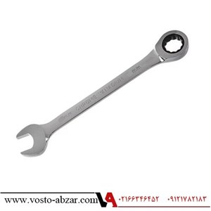 آچار سایز 15mm یک سر تخت یکسر رینگی جغجغه ای هانسول HANSOL