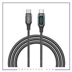 کابل شارژ TYPE-C رسی 1متر RECCI GHOST PD LED DATA CABLE RTC-P10CC