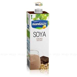 شیر سویا کاکائویی گیاهی مانداسوی – ۱ لیتری