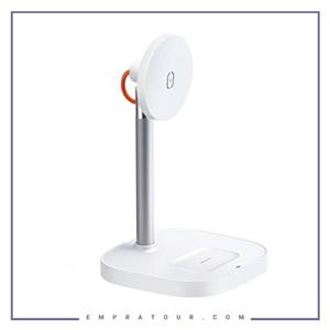 پایه شارژر بی سیم رو میزی مک دودو Mcdodo CH-7340 2 In 1 Desktop Wireless Charger Stand