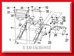 براکت گلگیر عقب TNT15i F11-26 BRACKET ASSY., REAR FENDER