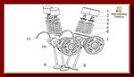 دنده تایمینگ و سوپاپ ها E03 TNT25 VALVE MECHANISM SUB-ASSY