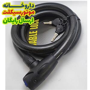 قفل موتور سیکلت کابلی 1.8 متر  زیزو مدل a180-24