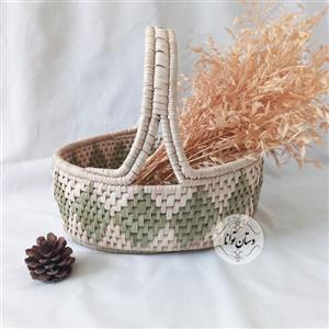 سبد پیک‌نیک حصیری