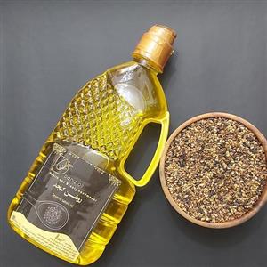 روغن کنجد خالص تولید شده به روش پرس سرد و در حضور مشتریان