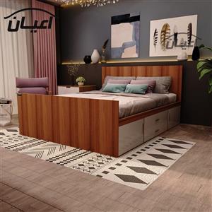 تخت خواب دونفره اعیان مدل FH359 سایز 160x200 سانتی متر